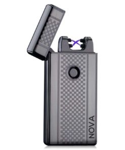 Nova Lighter Electric Plasma Windproof Arc Usb (Gun Metal Grey)