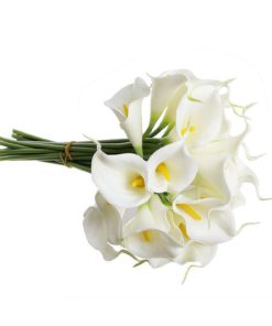 Cozyswan 20Pcs Calla Lily Bridal Wedding Bouquet Head Latex Real Touch Flower.. 6 57 d3102de8 90ef 4491 963d b29445e3f69c