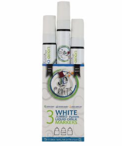 Jc Crafts 3 Jumbo White Liquid Chalk Markers 15Mm 5 57 d38f7ae7 3f53 41e2 8256 eab39112a35e