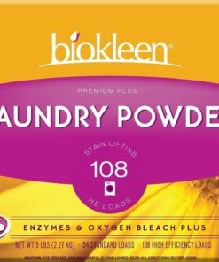 Biokleen Laundry Powder Premium Plus 5 Pounds (Pack Of 8) 5 Pounds (Pack Of 8)