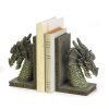 Gifts & Decor Fierce Dragon Mystical Muted Soft Green Color Bookend 9 57 d4288bfd b8bf 4788 8455 6356db832546
