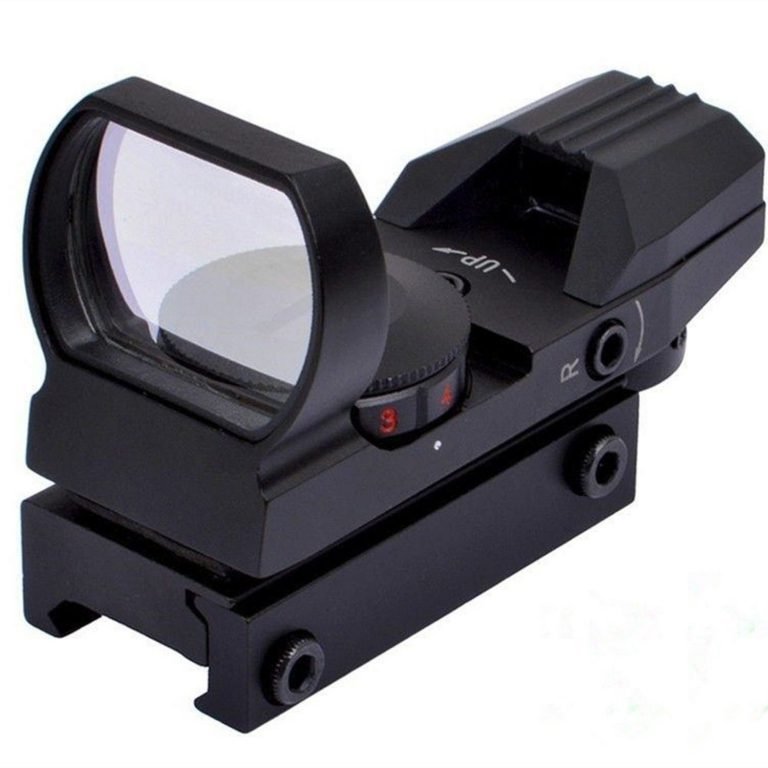 Ohuhu Red And Green Reflex Sight With 4 Reticles