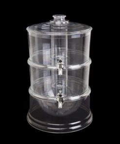 Jumbl Stackable 3-Tier Beverage Dispenser W/Ice Chamber Base & Cooling Shafts 9 57 d4acb87f 0043 4d01 a198 626378678883
