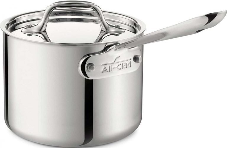 All-Clad 4201.5 Stainless Steel Tri-Ply Bonded Dishwasher Safe Sauce Pan With..