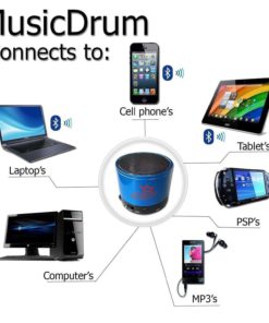 Red Star Tec Musicdrum Portable Bluetooth Speaker For Iphones Ipads Android A.. 9 57 d5168c8c 1707 42ba ae15 cadfb54466ab