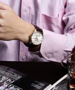 Tss Men's T8029Ph1 Automatic Subdial Watch With Leather Band 12 57 d6468a0b 0e22 42c0 8c5e 88669e0663a3