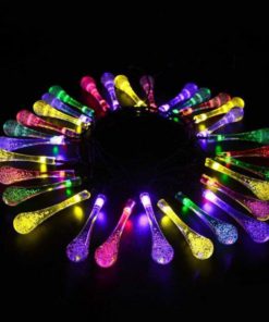Kitclan 20Ft 30Leds Outdoor Solar String Lights - Multi-Color Water Drop Stri.. 23 57 d6cb710e 82f9 4ebb 9999 f55f139cdb9c
