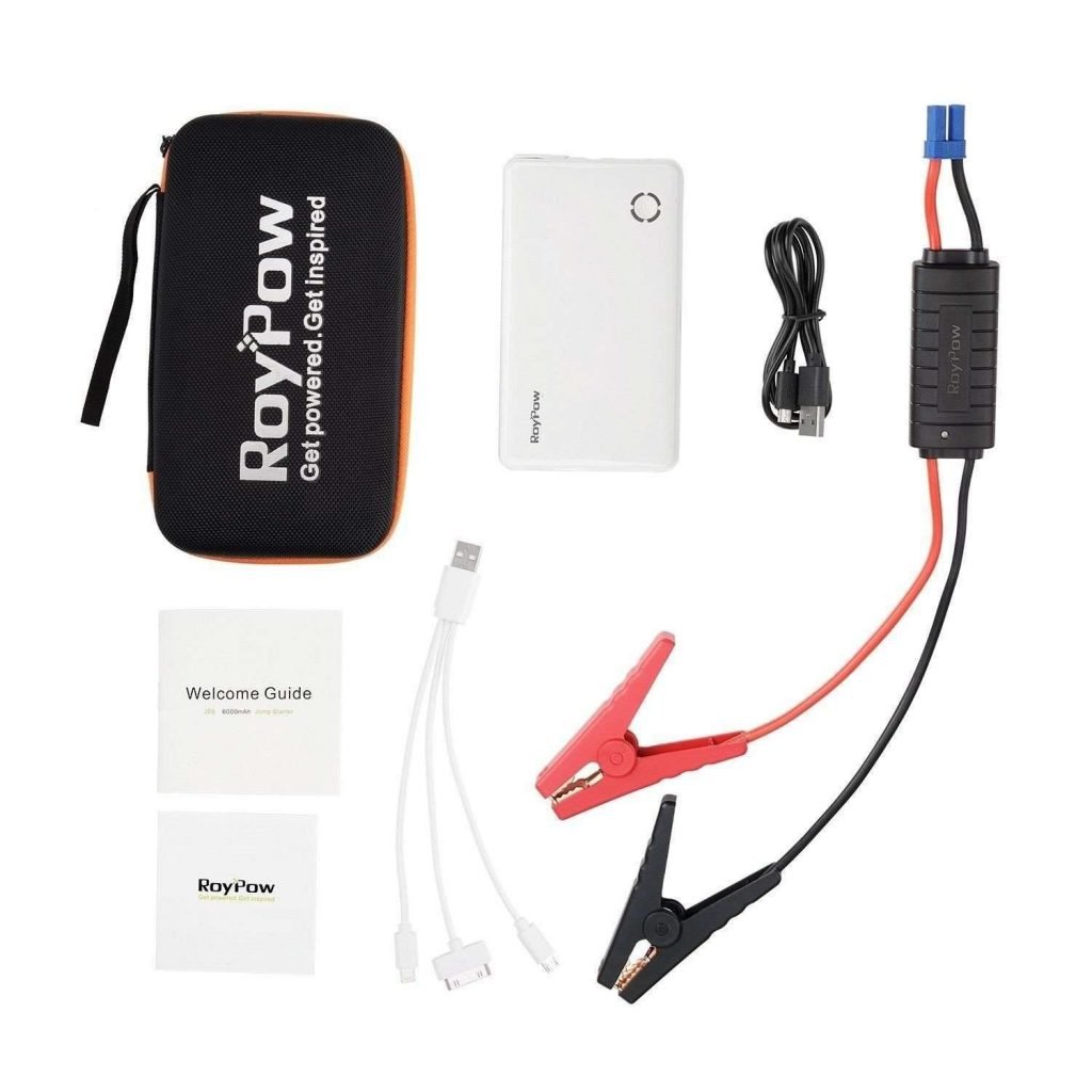 Roypow 300A Portable Multifunction Car Booster Jump Starter Charger