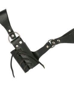 Alternative view of Leather Medieval Sword Frog Belt Hanger Rapier Renaissance