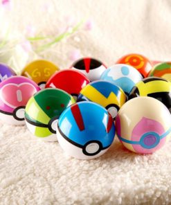 Alternative view of 9 Pieces Plastic Super Anime Figures Balls For Pokemon Kids Toys Balls