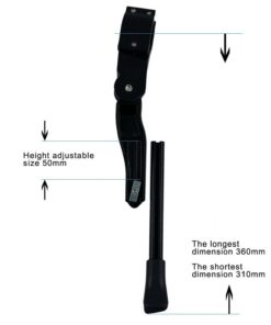 Topcabin Bicycle Adjustable Aluminium Alloy Bike Bicycle Kickstand Side Kicks.. 10 57 d8096f34 00b2 4b1d 97fe 11816d09af80