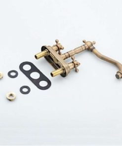 Rozinsanitary 4 Inch Centerset Antique Brass Bathroom Sink Faucet Dual Knobs .. 13 57 d8b0547f 8fa8 4778 98c7 04efeaa9d443