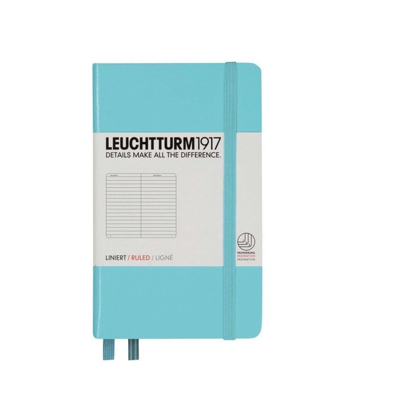 Leuchtturm Pocket Hardcover Lined Light Blue