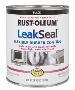 Rust-Oleum 271791 Stop Rust Leak Seal Flexible Rubber Coating Sealant Black