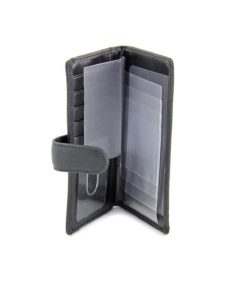 Alternative view of Buxton Leather Heiress Tab Checkbook Cover & Credit Card Holder Black