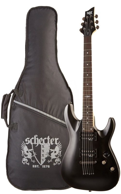 C-1 Sgr By Schecter Beginner Electric Guitar - Midnight Satin Black