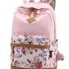 Leaper Lightweight Canvas Laptop Backpack Cute School Bag Pink Large 8 57 db9015f0 42aa 4a49 87f3 3ca6c97817b1