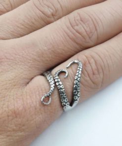 Stainless Steel Octopus Tentacle Ring Size Adjustable 11 57 dba9e054 1365 45cb b5fb 1307ce99a08c