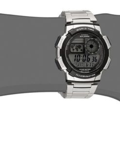 Alternative view of Casio Men's Ae1000Wd-1Avcf Silver-Tone Digital Watch
