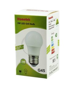 (6 Pack) Homelek 3W Led Light Bulbs Equivalent To 25W E26 Base G45 Bulb 250 L.. 17 57 dbfca155 d225 4fd0 9fab acbd8003aaa9