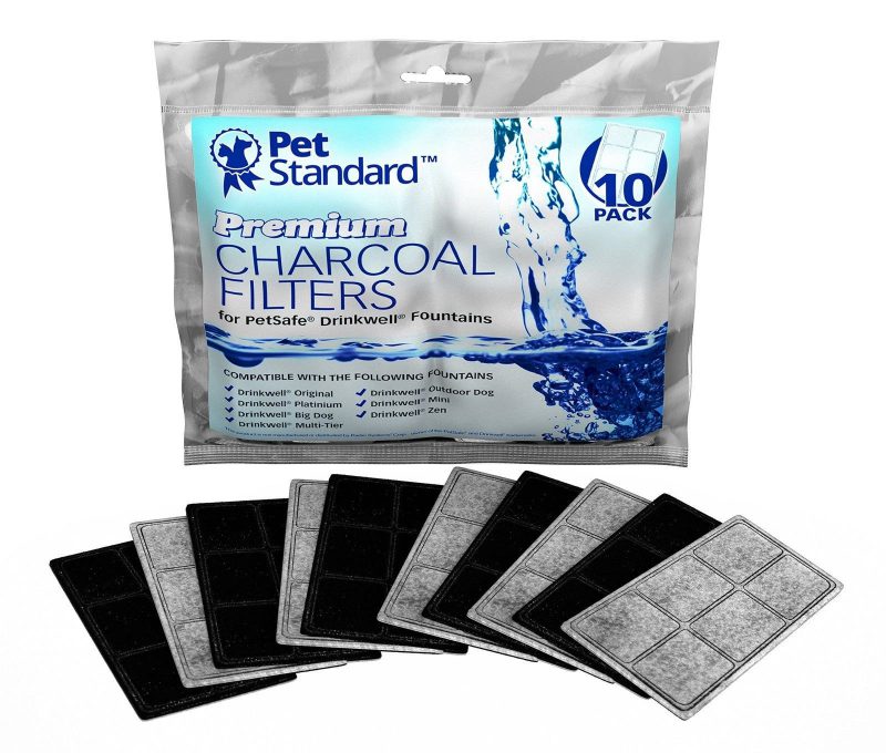 Premium Charcoal Filters For Petsafe Drinkwell Fountains Pack Of 10