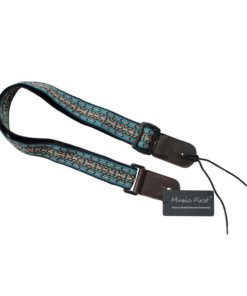 Alternative view of Music First Country Style Soft Cotton & Genuine Leather Ukulele Strap Ukulele..