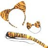 Orange Black Stripe Tiger Wild Animal Cat Ears Band Bow Tail Fancy Dress Up Set 10 57 dc38ac12 db39 4a9a be17 3fc30801dd48
