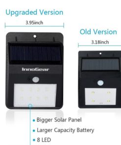 Alternative view of Solar Motion Sensor Light Outdoor Wall Sconces Security Night Lights