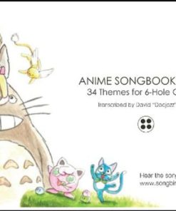 Anime Songbook For 6 Hole Ocarina
