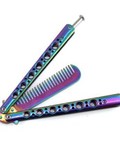 Zramo Th156 Comb Rainbow Knife Trainer Practice Trainer Training Colorful Kni.. 15 57 de4a3a1e e741 4c22 b343 ea53fa6049ff 1