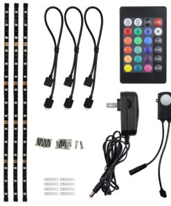 Torchstar Led Multi-Color Rgb Home Theater Tv Backlight Kit 4Pcs Of Etl Liste..