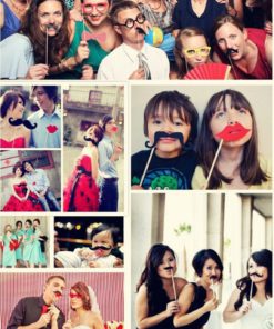 Our Fashion Photo Booth Props 58 Pieces Diy Kit For Wedding Party Reunions Bi.. 7 57 dec670d4 6771 478e 81e2 eb009ec06c1f