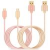 Charger For Samsung Galaxy 2 Pack 6Ft Gold Plated Long Braided Nylon High Spe.. 13 57 ded9e049 b948 43fb bbab 232d6fbe2622