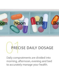 Pill Organizer Box Weekly Case With Pill Splitter Cutter - Premium Design - L.. 9 57 e027173b a8ae 437f 9152 9b3100154577