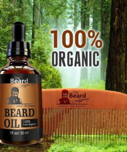 Alternative view of Premium Beard Comb Beard Oil Kit For Men Made In Usa Beard Mustache Care Main..