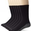 Dickies Men's 6 Pack Dri-Tech Comfort Crew Socks Black/Grey 10 57 e1fce0c9 f34b 4f04 bf42 a8975d26ed11
