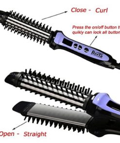 Berta Hot Brush & Hair Curler & Hair Straightener 3 In 1 1.25 Inch Hair Iron 9 57 e24af108 c8da 42f6 961c 4808147dd78b