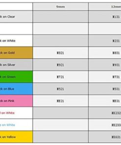 Alternative view of 2Pk Onirii Compatible Brother P-Touch M231 Mk231 M-K231 Label Tape (0.47")12M..