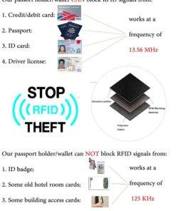 Rfid Blocking Genuine Leather Passport Holder Wallet In 7 Colors Green 11 57 e48e1af7 d6e2 456f 886a 29d1e5113e55