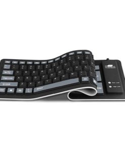 Alternative view of Kushina Foldable Silicone Keyboard Usb Wired Flexible Soft Waterproof Compute..