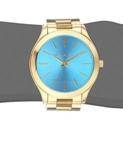 Alternative view of Michael Kors Collection Women's Mk3265 - Slim Runway Gold/Turquoise Watch