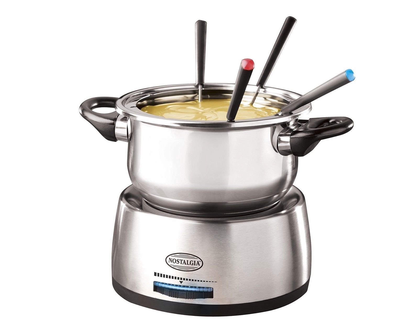 Nostalgia Fps200 6-Cup Stainless Steel Electric Fondue Pot 1 - Swiftsly Nostalgia Stainless Steel Electric Fondue Pot