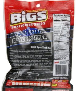 Bigs Sea Salt And Black Pepper Sunflower Seeds 5.35 Ounce (Pack Of 3) Pack Of 3 - $12.95
