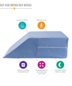 Alternative view of Dmi Ortho Bed Wedge Supportive Foam Leg Rest Cushion Pillow For Elevating Leg..