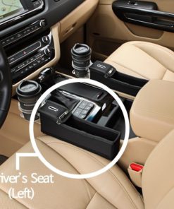 Kmmotors Coin Side Pocket Car Seat Wedge Organizer Black Driver 10 57 e6502790 1505 416e 8e89 244a332d65e8