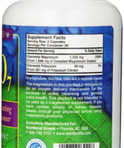 Alternative view of Aerobic Life Mag 07 Oxygen Digestive System Cleanser Capsules 180 Count
