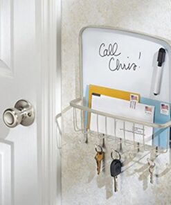 Alternative view of Mdesign Mail Letter Holder Key Rack Organizer For Office Entryway Kitchen Wit..