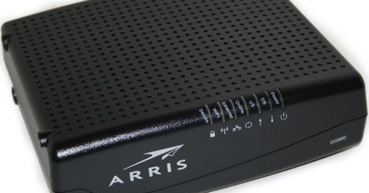 Arris Touchstone Dg860A Cable Modem Docsis 3.0 Compliant High Speed ...