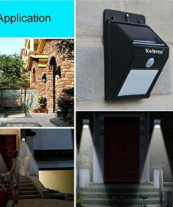 Kohree 3 Pcs Solar Powered Wireless 4 Led Security Motion Sensor Light Outdoo.. 10 57 e86ba491 46c3 4b1f 8e58 ff66297a2234