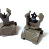 Dark Earth / Tan Superior Tactical Flip Up Front And Rear Iron Sights Set - Fde 19 57 e88f7e61 eec4 47bb 98eb 8bc16f23caba